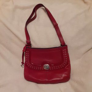 Brighton Red Leather Shoulder bag